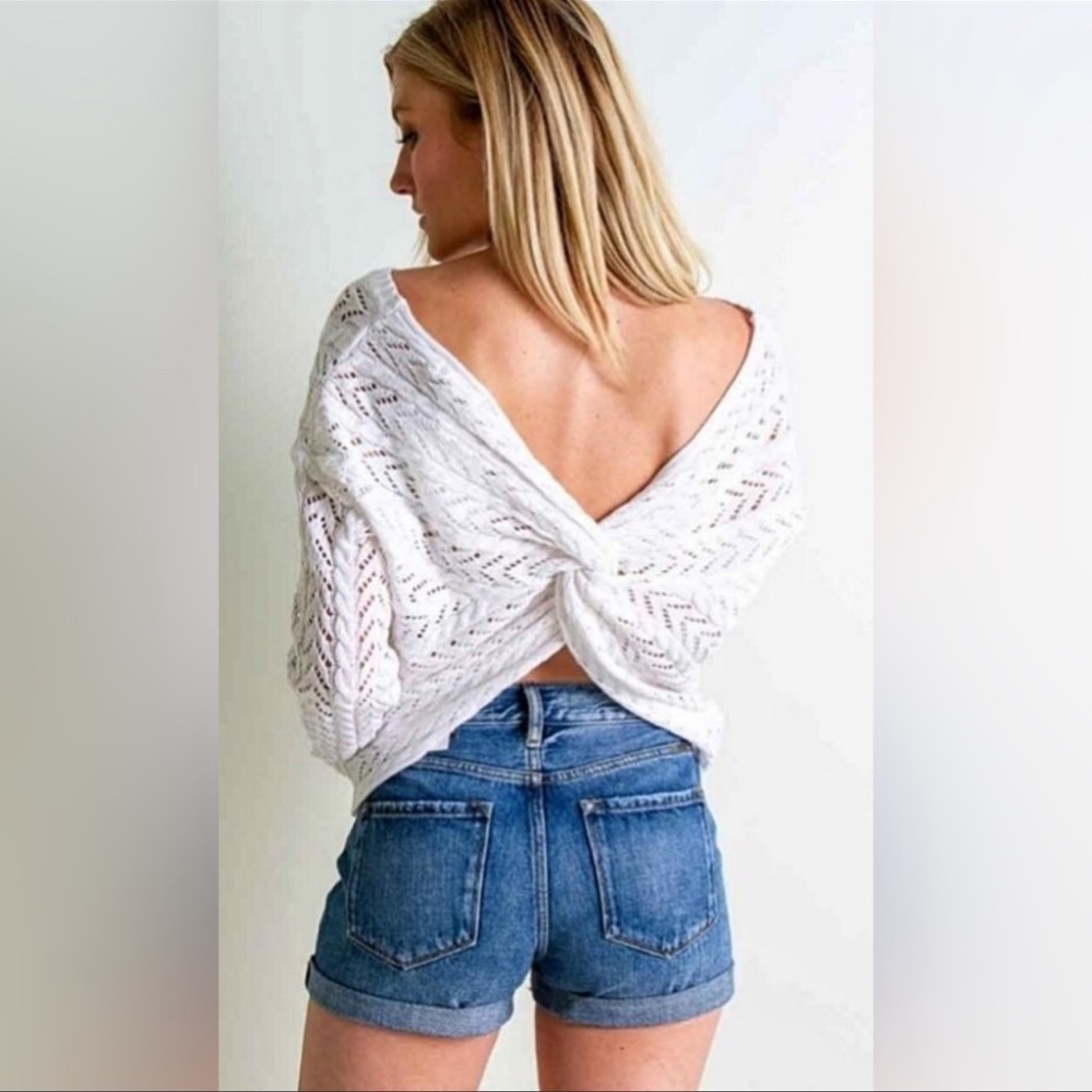 BOGO FREE* Jessica Simpson Twisted Cross Back Sweater (*Lowest priced item free)